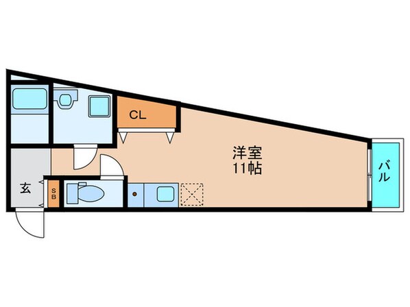 仮)渚元町新築アパートの物件間取画像